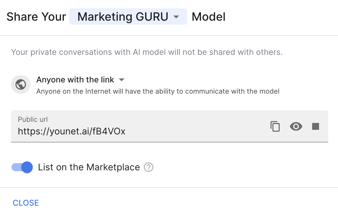 Marketplace listing screenshot