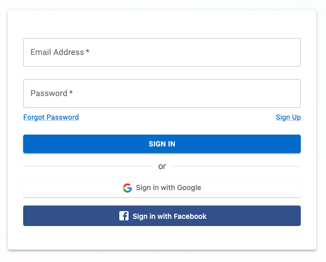 How Login looks