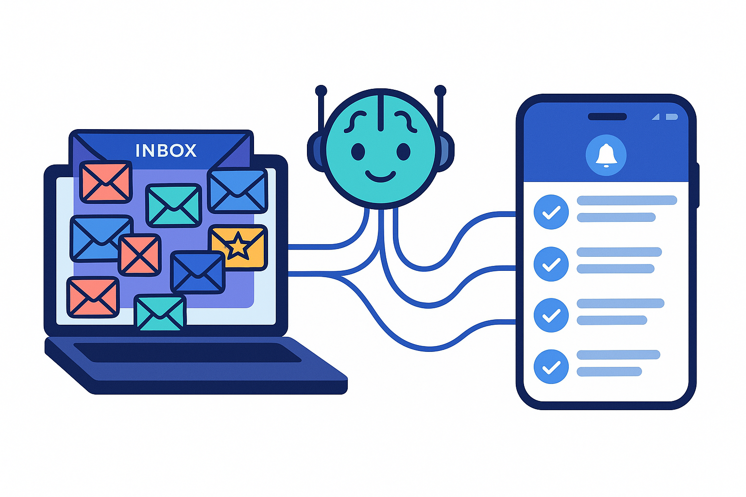 Thumb of an article how to digest email with ai agents