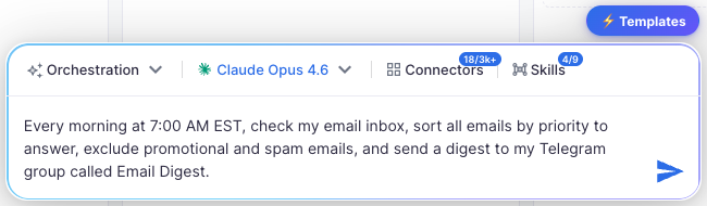 Orchestrator prompt
